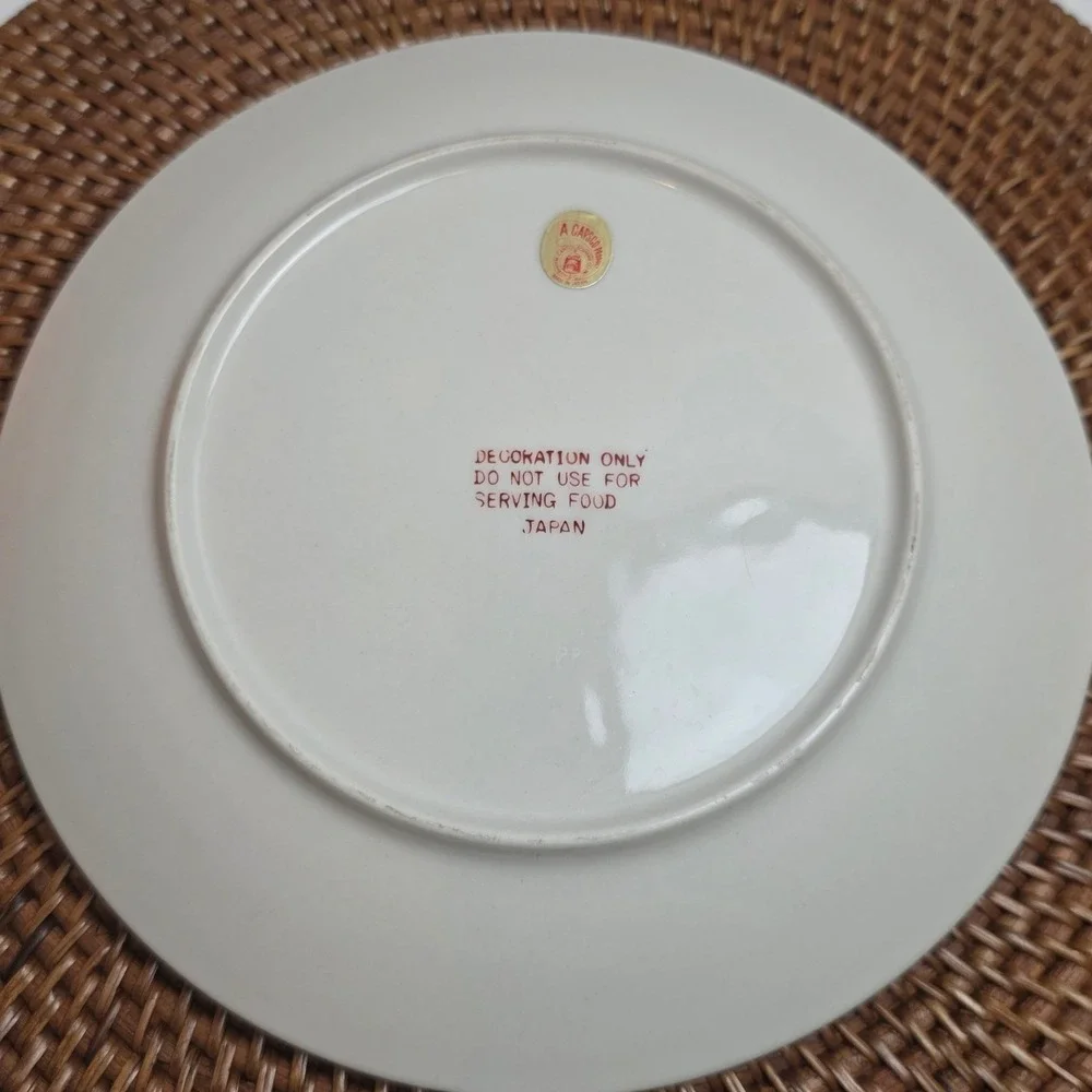 Vintage Washington DC Plate US Capitol Lincoln‎ Memorial White House Souvenir